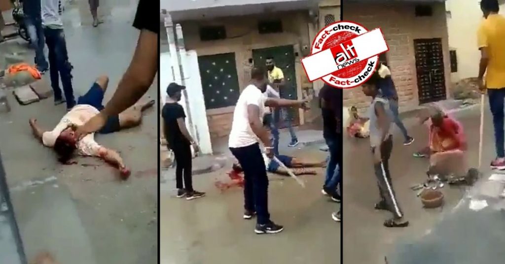 Video of scuffle between two Hindu families in Jodhpur viral with false communal spin