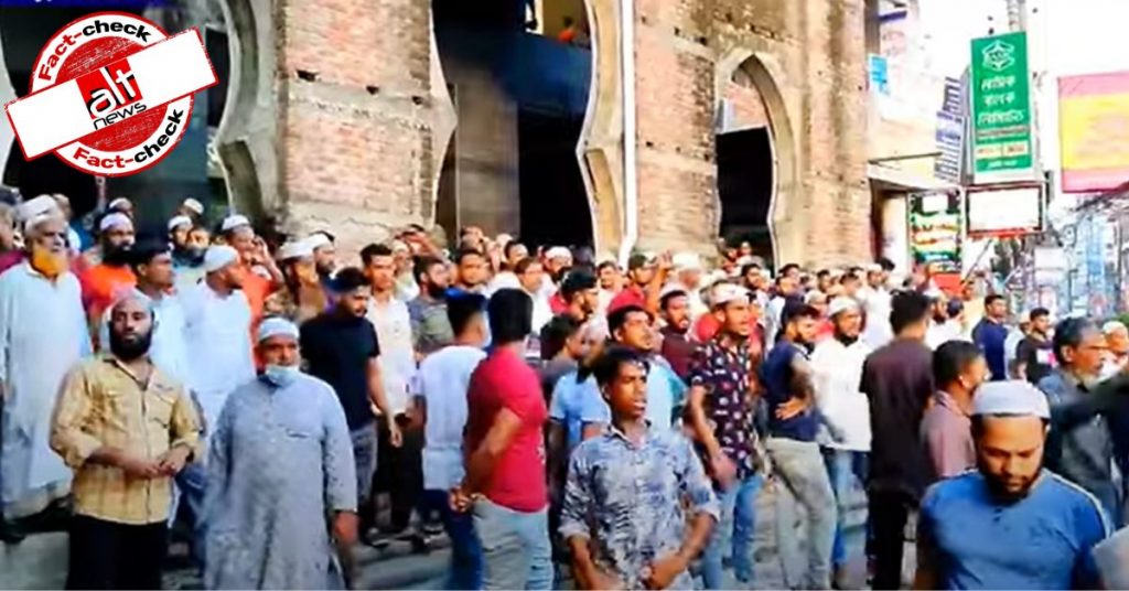 Video from Bangladesh viral as Muslims in West Bengal demand closure of Kali Temple