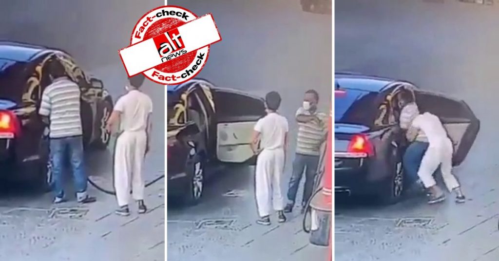 Video of petrol pump station employee kidnapped is from Saudi, not UP