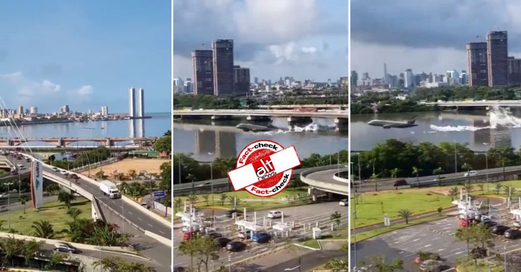 Digitally created video that shows plane flying under a bridge believed to be genuine