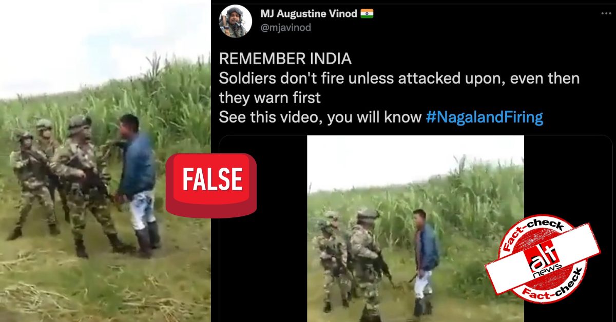 Old video from Nicaragua falsely viral as Indian army shot civilians in Nagaland in self-defense – Alt News