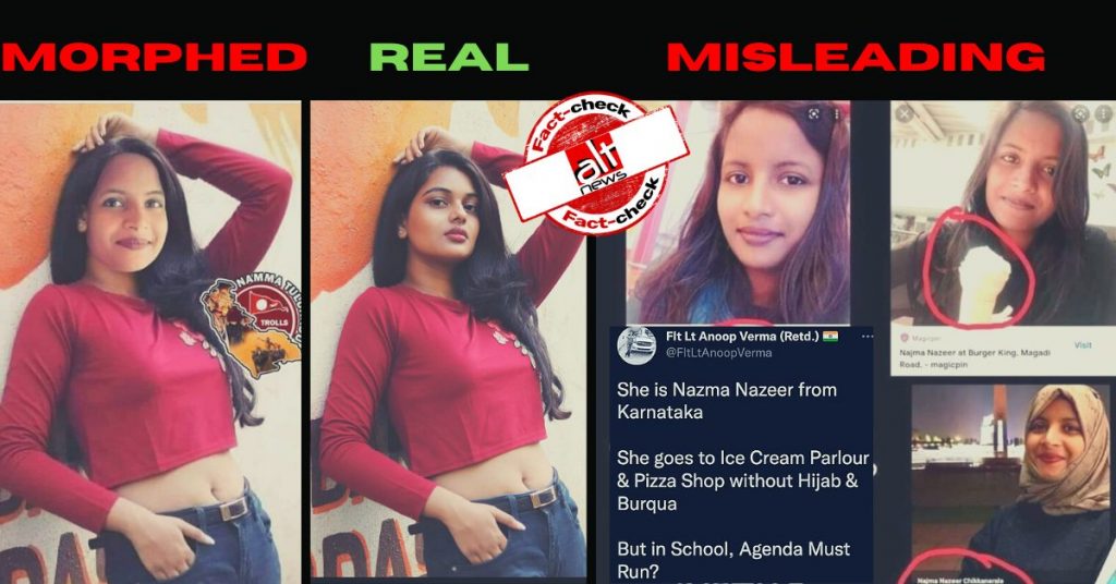 Karnataka hijab row: JDS member Najma Nazeer’s photos viral with misleading claims