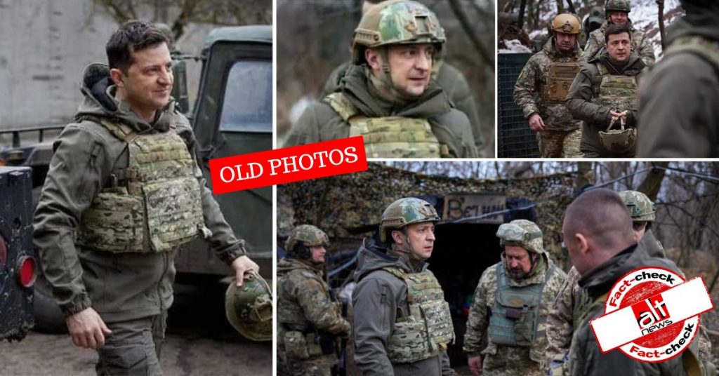 Old photos of Ukrainian Pres shared as him joining the fight against Russia