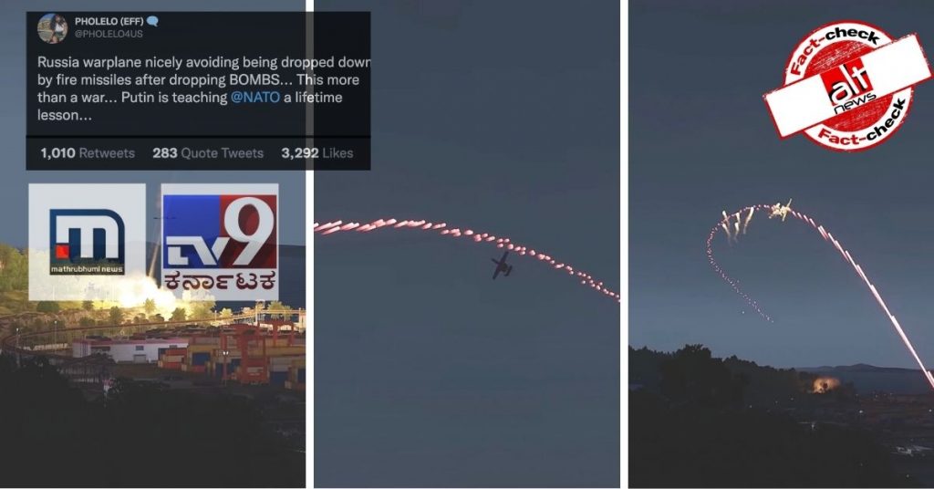 Mathrubhumi, TV9 Kannada air video game clip as airstrike in ongoing Ukraine crisis