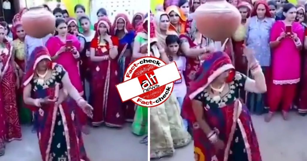 No, woman dancing to Rajasthani folk music is not IAS Rukmani Riar