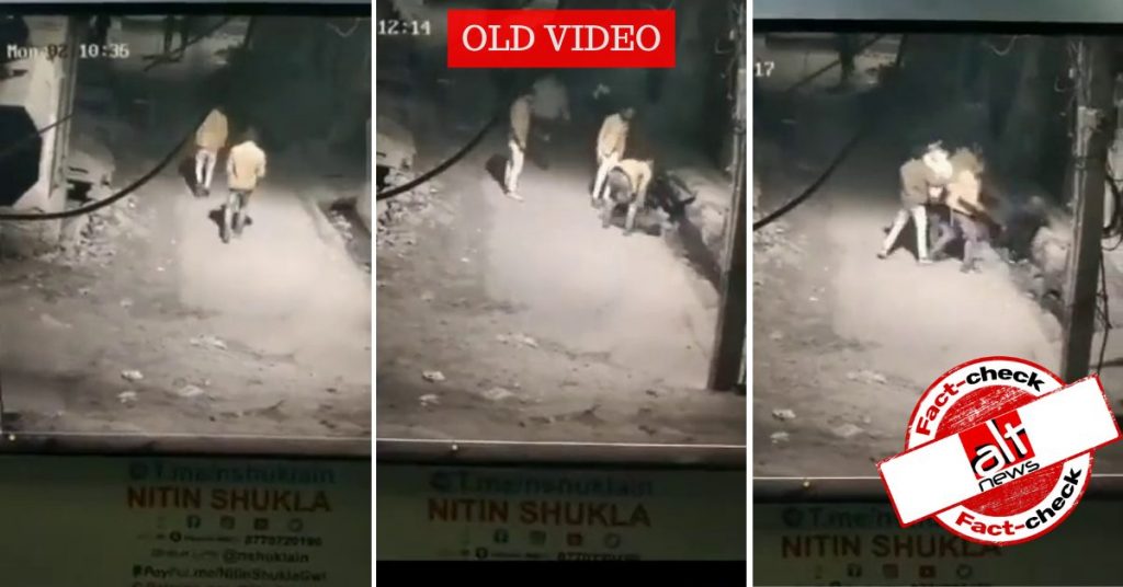 Old robbery-murder video from Delhi shared with misleading communal spin
