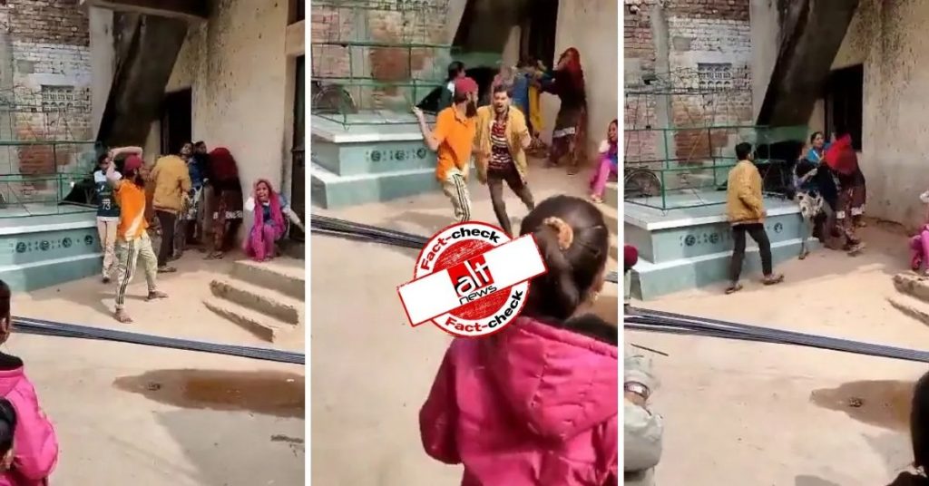Video of personal dispute in Mirzapur shared with false communal spin