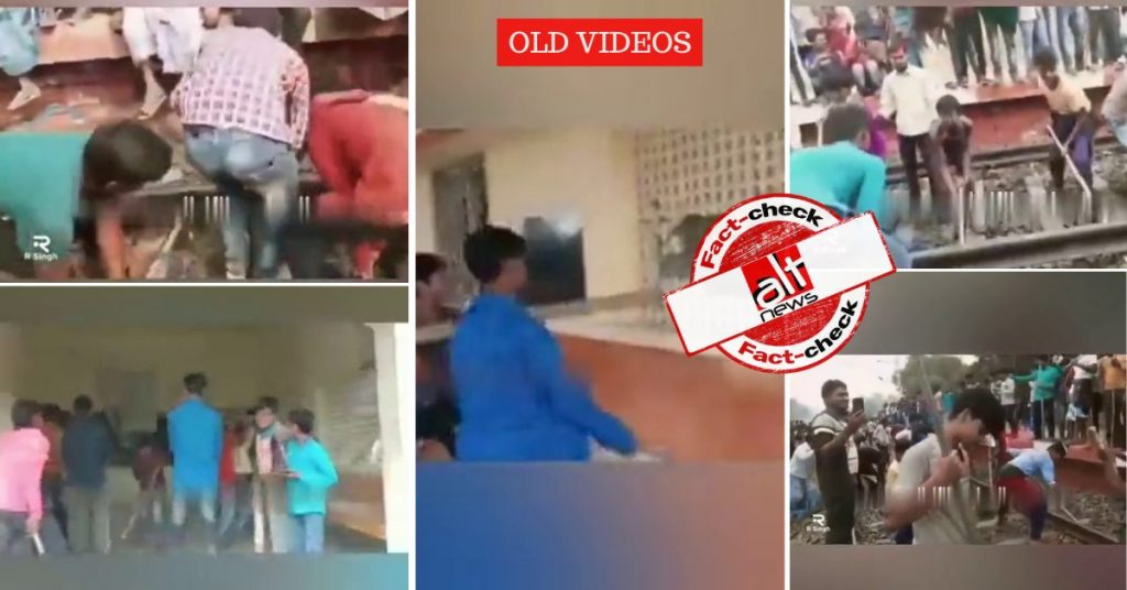 Old videos of vandalism in West Bengal railway station viral with false anti-Muslim claim