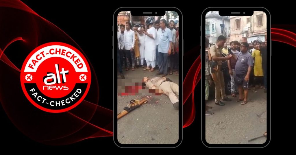 Cop kills self in Kolkata, video falsely linked to protest against Nupur Sharma