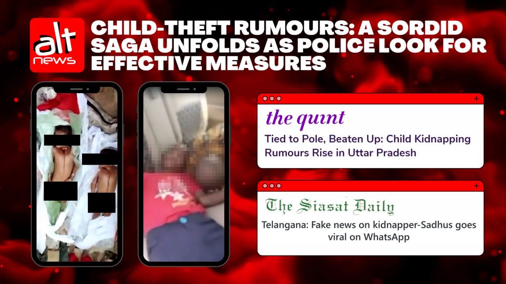 Child-theft rumours: A sordid saga unfolds as police look for effective measures