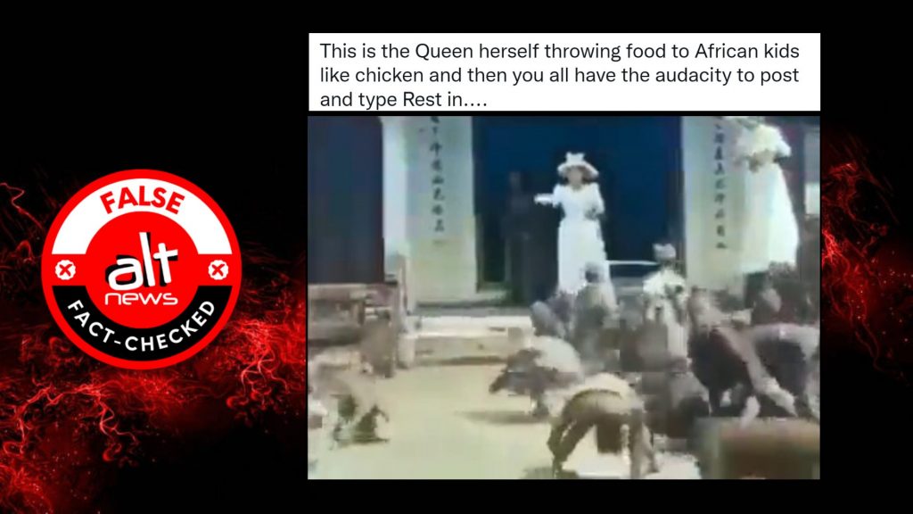 No, none of the women throwing objects at kids in viral video is Queen Elizabeth II