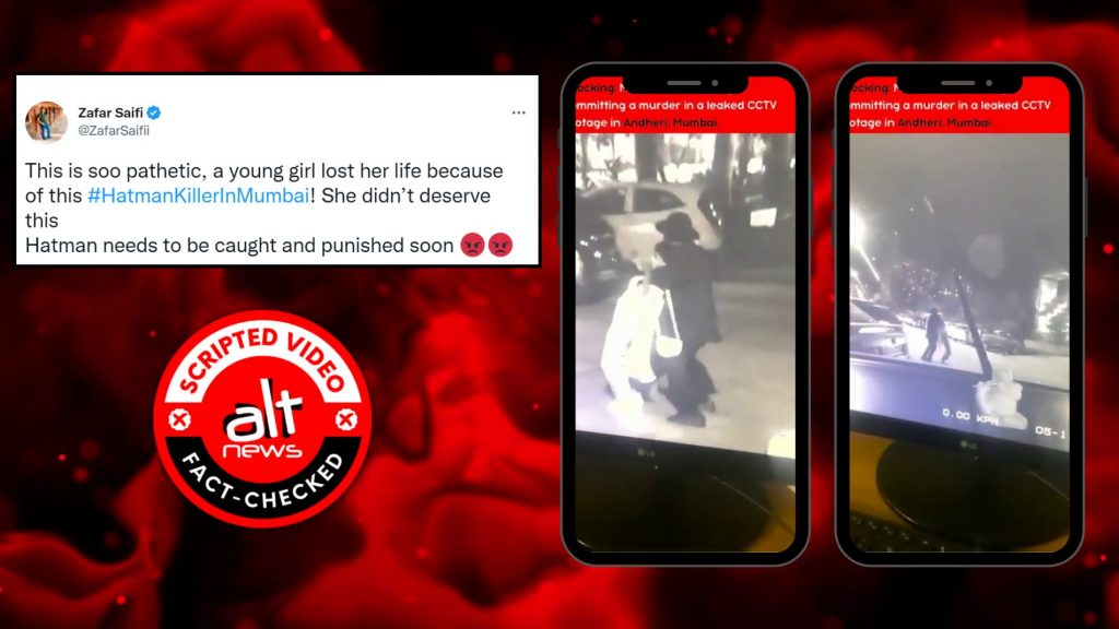 Fact-check: Is viral video actual footage of a ‘hatman’ killing woman in Mumbai?