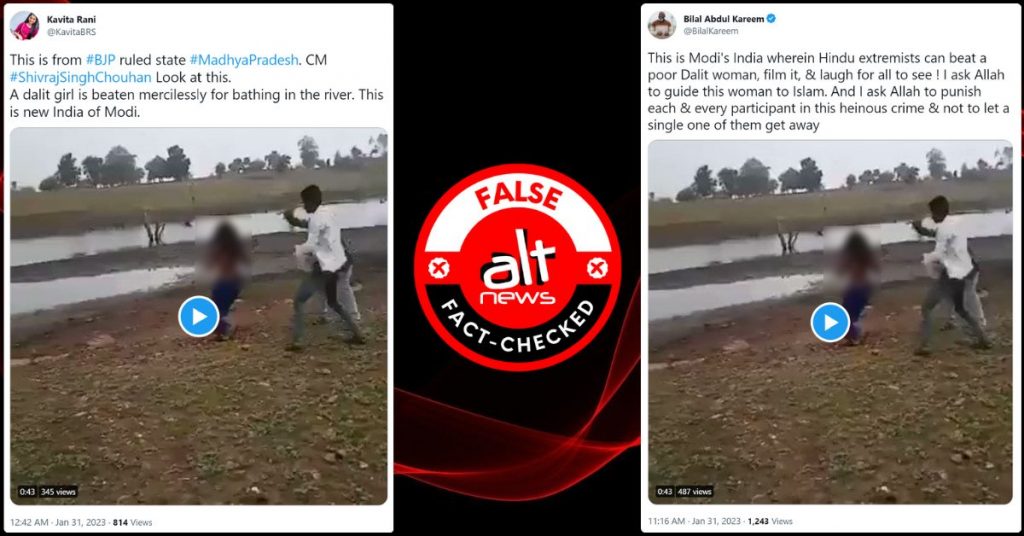 Viral video of woman beaten up by men: No communal angle to the 2-yr-old incident