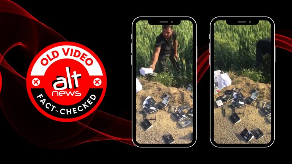 Dumped passports found: 2018 video viral with false claim about ‘illegal Muslim settlers’