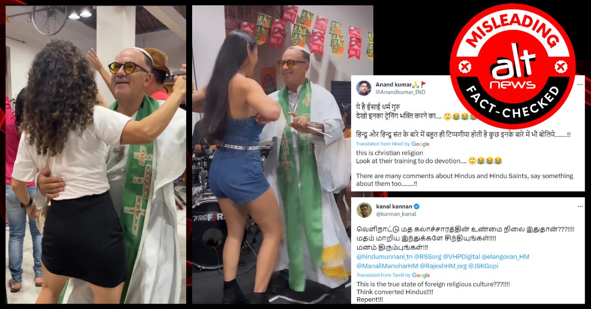 Viral videos of ‘Christian priest’ dancing: Man seen in the clips is a Brazilian actor dressed up as a pastor