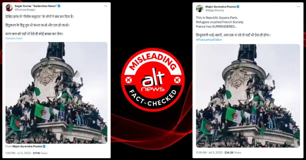 4-yr-old video shared as recent protests in Paris; users add communal spin