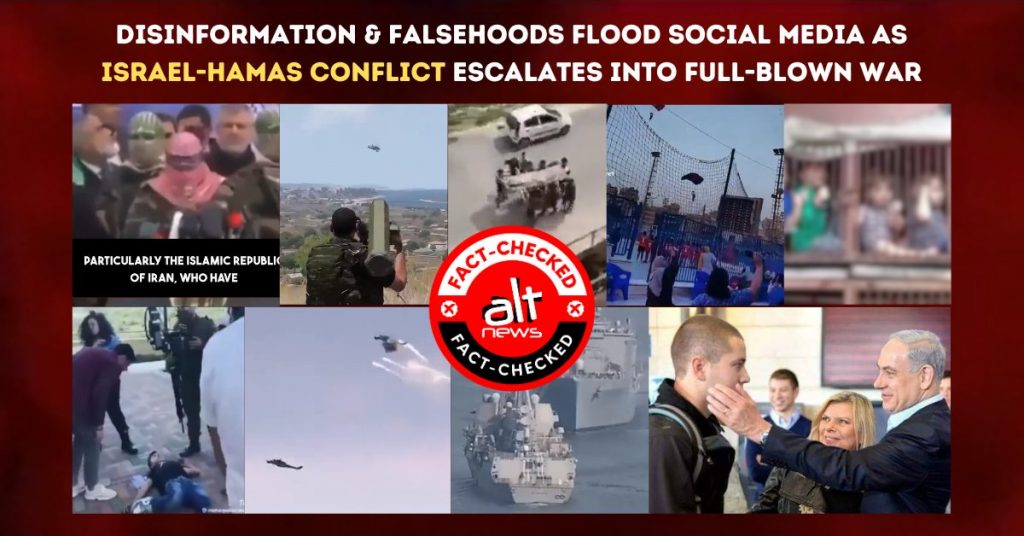 Disinformation, falsehoods flood social media as Israel-Hamas conflict escalates into full-blown war