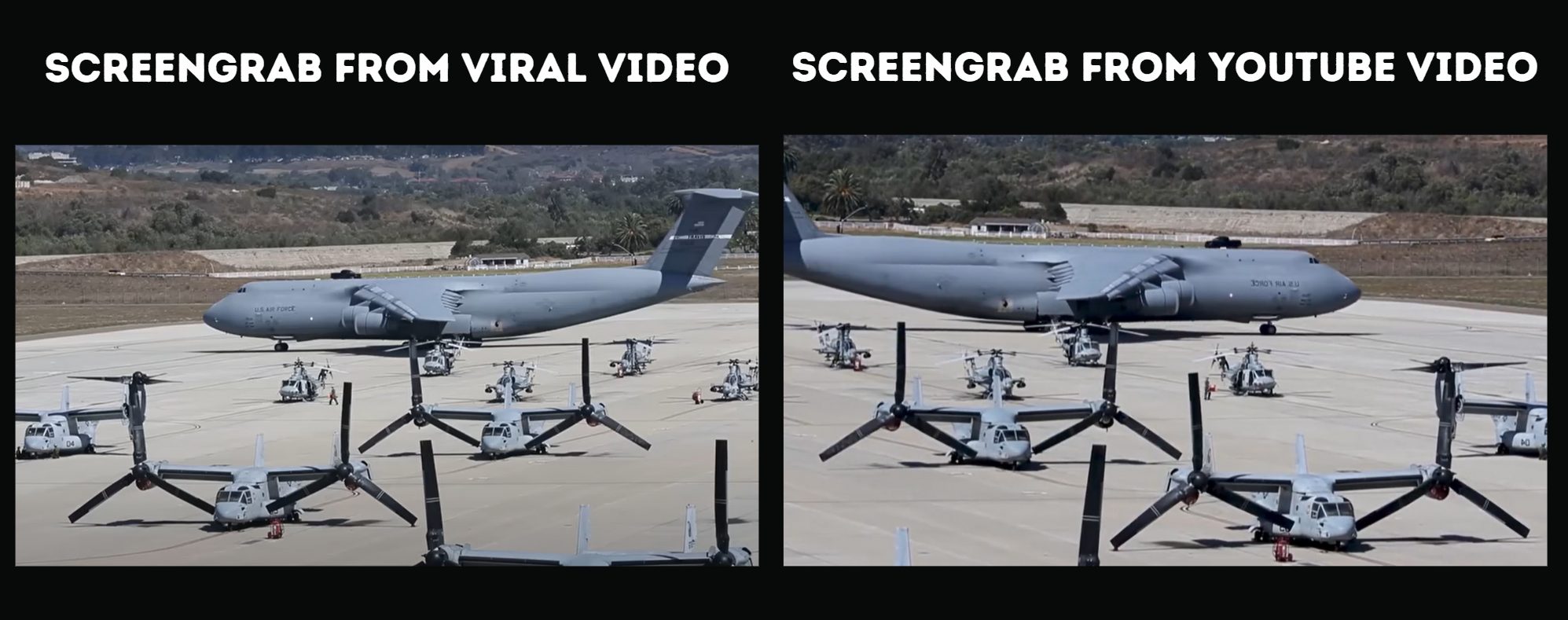 US aid to Israel: Viral video of aircraft is made up of unrelated, old  clips - Alt News