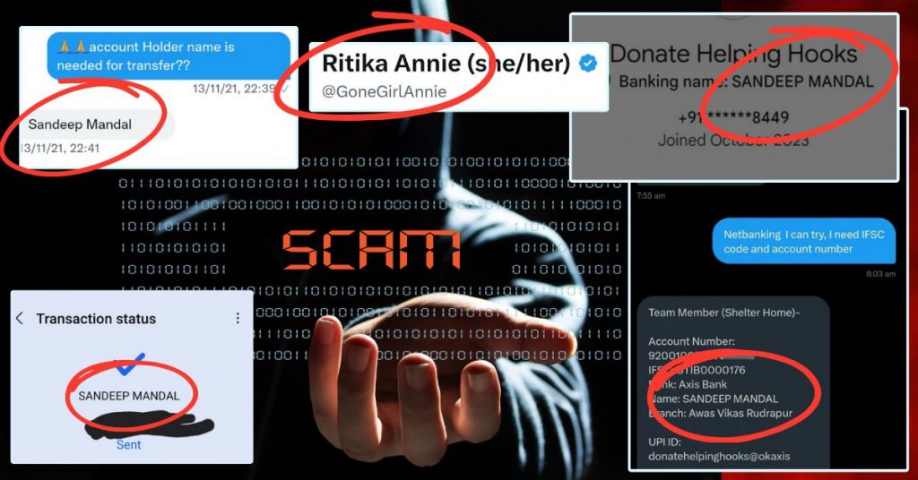 Alt News Investigation: Multiple handles run bogus fundraisers on X benefiting a certain ‘Sandeep Mandal’