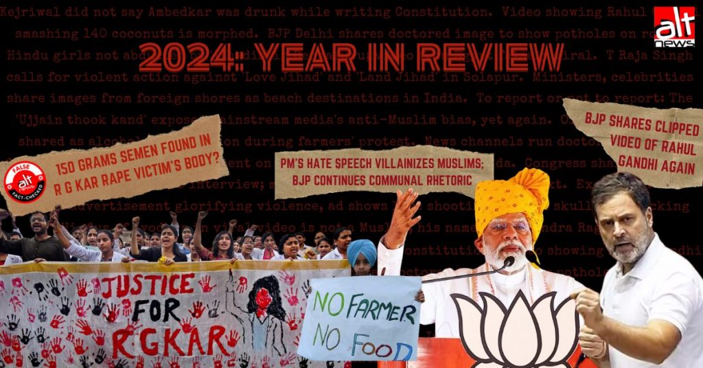 2024: The year when misinformation shaped elections, fuelled hate and aided conspiracy theories