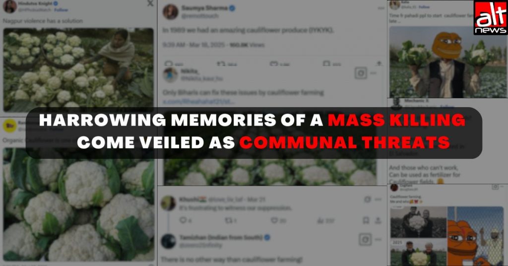 Nagpur clashes: Cryptic cauliflower memes referring to mass killings in 1989 Bhagalpur riots resurface