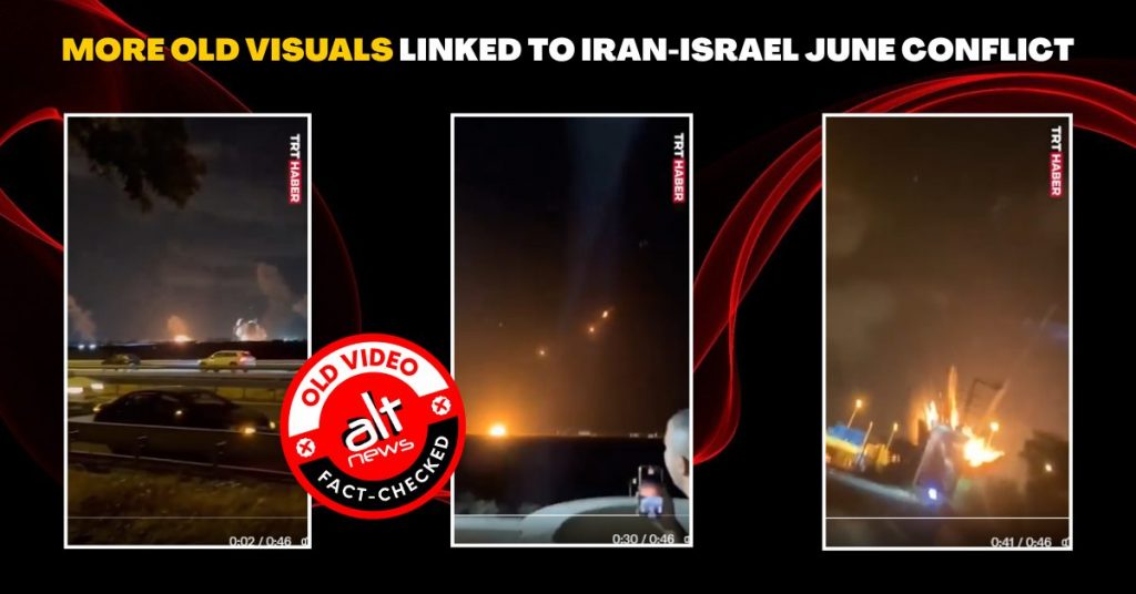 More old videos of missile strikes viral as Iran’s June attack on Israel