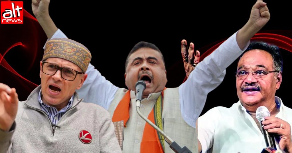 Don’t go to Kashmir & Muslim majority areas, says Bengal LoP Suvendu amid new state BJP chief’s minority outreach
