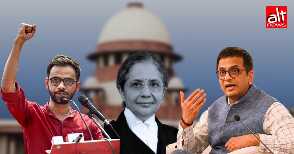 Seeing through the ruse: Why ex-CJI Chandrachud’s remarks on delay in Umar Khalid bail hearing are misleading