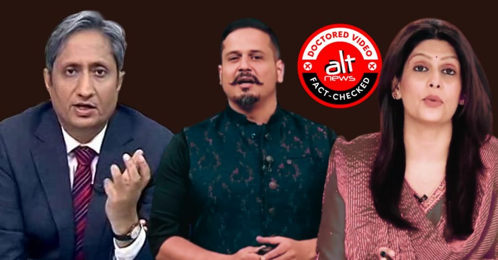 Deepfake alert: Videos of Ravish Kumar, Shiv Aroor and Palki Sharma reporting on NDA leaders’ Pak overtures viral