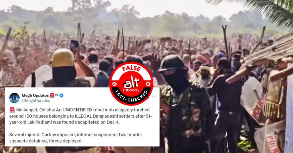 Odisha violence: Villagers attacked by tribals in Malkangiri not ‘illegal Bangladeshi settlers’
