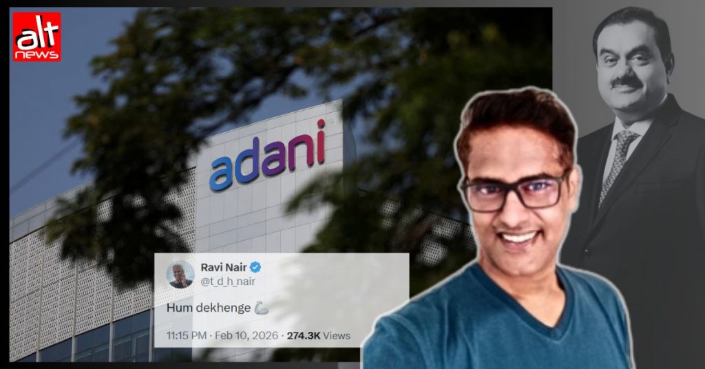 Adani case: Journalist Ravi Nair gets one-month stay on sentence. Here’s a look at his posts that led to conviction