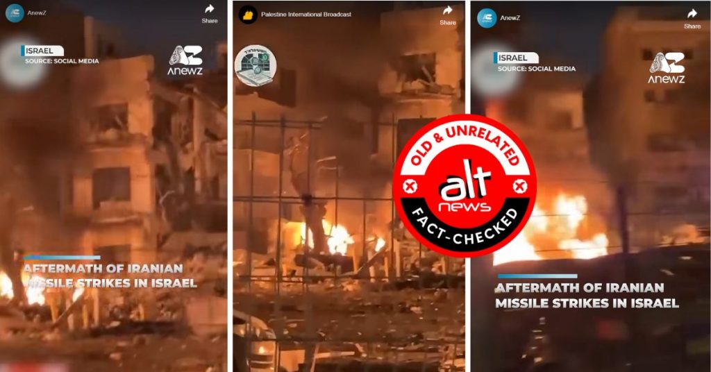 West Asia conflict: Old video falsely viral as footage from Tel Aviv after Iranian strike
