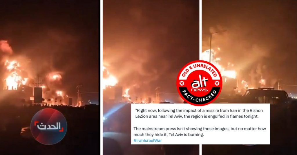 West Asia Conflict: 2025 Syria gas station fire video falsely viral as Iran bombing Israeli city