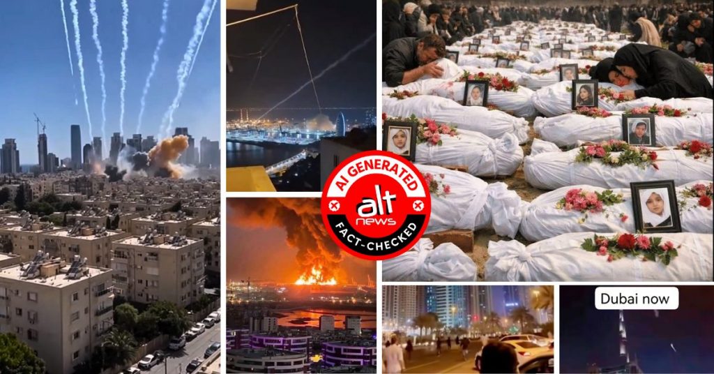 Documenting the war or fabricating it? AI-generated visuals on social media blur the line as Iran conflict escalates