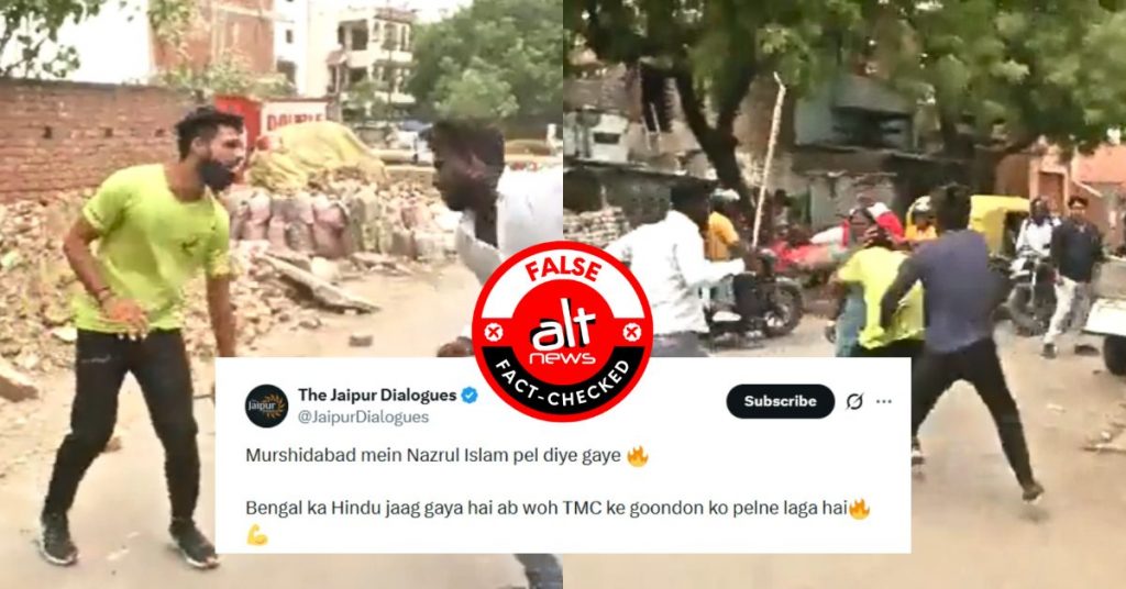 Clash in Murshidabad? Old video from Varanasi given communal spin, falsely linked to Bengal polls