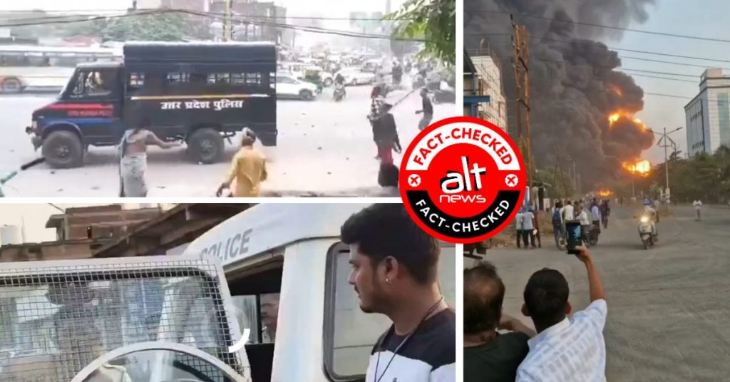 Noida protests: Several unrelated videos shared as scenes of violence during workers’ agitation
