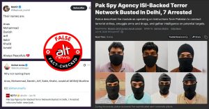 Fact check: Viral post falsely claims all accused in Delhi ISI spy network case are Muslims