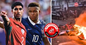 No, viral video does not show ‘migrant Moroccans’ rioting in Paris after World Cup defeat