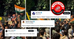 BJP leader, Right-wing handles share clipped video, claim communal agenda behind CJP stir