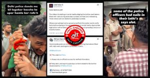 Baton-with-nails videos indeed from July 20 protests. Delhi Police, PIB’s ‘fact check’ incorrect