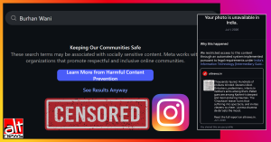 Instagram censorship puzzle: Alt News post survives only after ‘Burhan Wani’ is removed