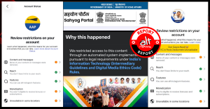Meta restricts posts by Indian Youth Congress, AAP, Opposition leaders