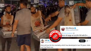 Viral video of ‘poor puffed rice vendor’ being assaulted is a scripted skit