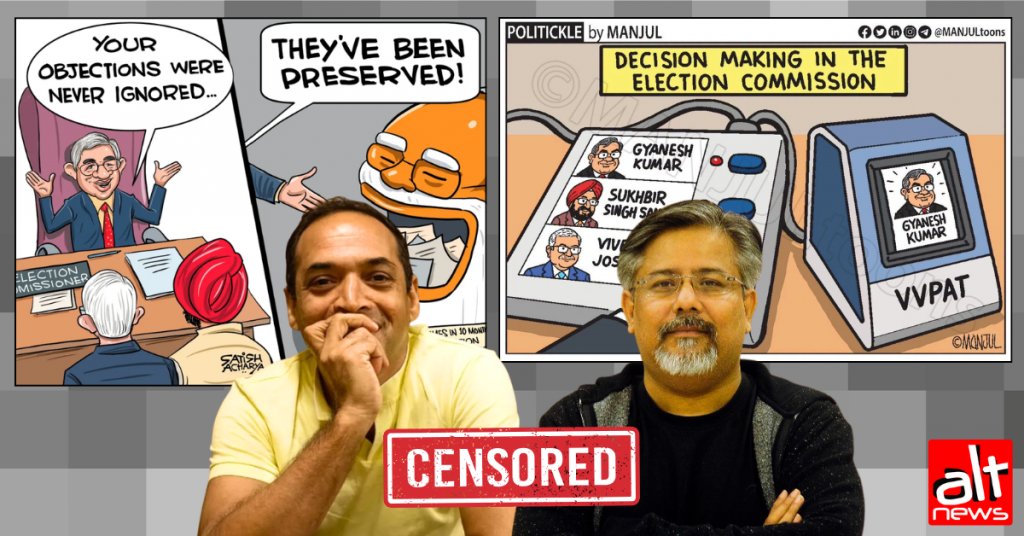 ‘They fear cartoons will demolish their narratives’: Satish Acharya on govt-ordered content restrictions