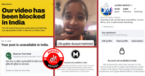 Now, Meta restricts reportage on Delhi Police crackdown on protesters; bans posts, accounts, citing IT Rules