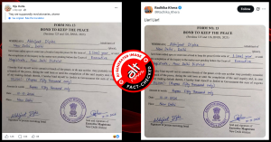 BJP leader shares fake, AI-generated image of Abhijeet Dipke’s ‘bail bond’